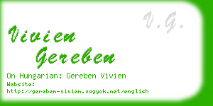 vivien gereben business card